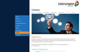 Apply Now - Vakrangee Limited