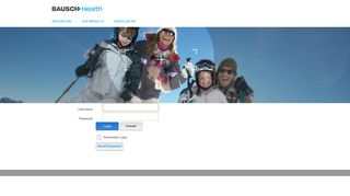 User Log In - Bausch Health Canada > en