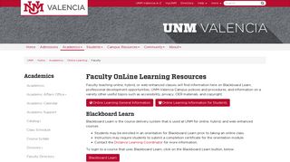Faculty OnLine Learning Resources :: Valencia Campus | The ...