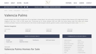 20 Valencia Palms Homes for Sale | Delray Beach Real Estate | NV ...