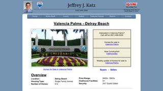 Valencia Palms - Resales - Delray Beach - Jeffrey Katz