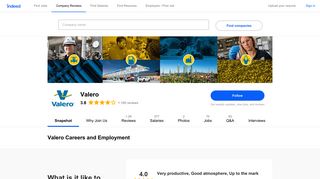 Valero Careers and Employment | Indeed.com