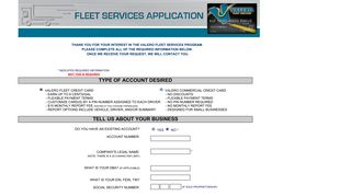 Fleet Services Application - Valero