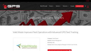 Valet Waste Improves Fleet Operations with GPS Insight