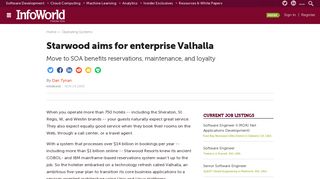 Starwood aims for enterprise Valhalla | InfoWorld