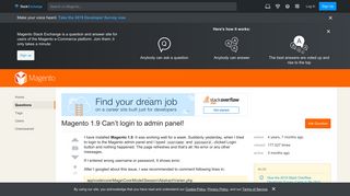 Magento 1.9 Can't login to admin panel! - Magento Stack Exchange