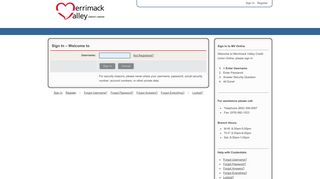 Merrimack Valley Credit Union Online