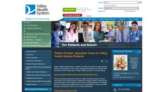 Patient Portals - Valley Health System - Valley Hospital