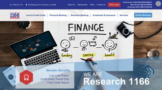 Research 1166 Federal Credit Union – Life long financial services
