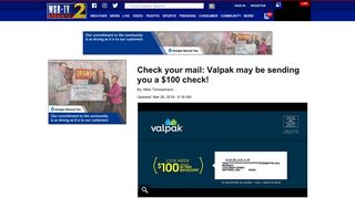 Check your mail: Valpak may be sending you a $100 check! | WSB-TV