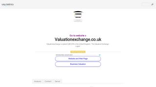 www.Valuationexchange.co.uk - The Valuation Exchange - urlm.co.uk