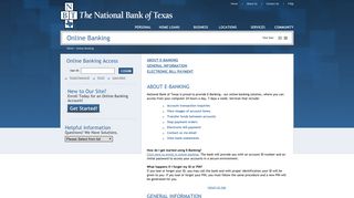 Online Banking - The National Bank of Texas