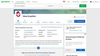 Working at Value Drug Mart | Glassdoor.ca