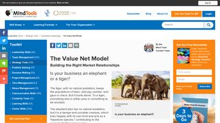 The Value Net Model - Strategy Skills Training From MindTools.com