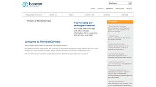 Beacon Health Options MemberConnect - Members - Login