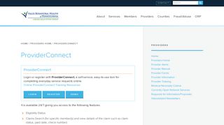 ProviderConnect | VBH-PA.com