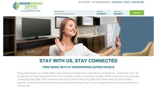 Extended Stay Hotels with Free Basic Wi-Fi | WoodSpring Suites and ...