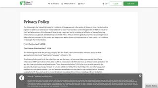 Privacy Policy - Valued Opinions
