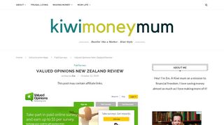 Valued Opinions New Zealand Review - Kiwi Money Mum