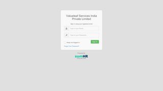 Valueleaf Services India Private Limited : Login