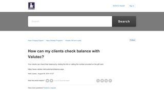 How can my clients check balance with Valutec? – Hippo Charging ...