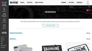 Rewards | Team Valvoline
