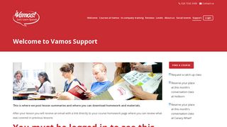 Welcome to Vamos Support - Vamos - Let's Learn Spanish