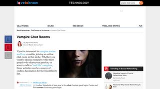 Vampire Chat Rooms | LoveToKnow