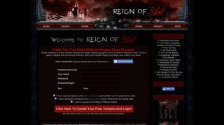 Play Vampire Games | Reign Of Blood