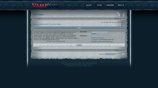 Vampyou.com • User Control Panel • Login