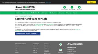 Second Hand Vans For Sale | Van Monster