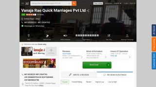 Vanaja Rao Quick Marriages Pvt Ltd - Matrimonial Bureaus in Nellore ...