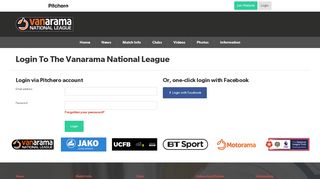 Login to The Vanarama National League - Pitchero