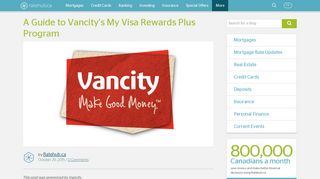 A Guide to Vancity's My Visa Rewards Plus Program - Ratehub.ca Blog