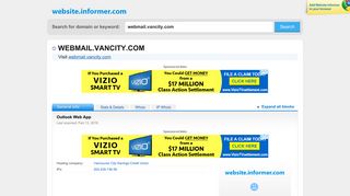 webmail.vancity.com at WI. Outlook Web App - Website Informer