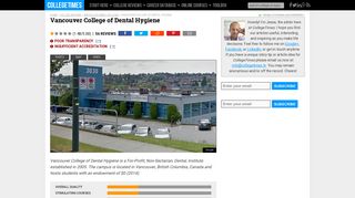 Vancouver College of Dental Hygiene - CollegeTimes