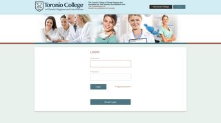Login - Toronto College of Dental Hygiene and Auxiliaries