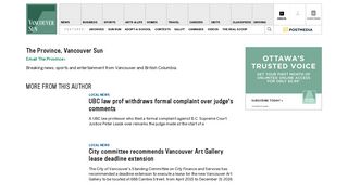 The Province | Vancouver Sun