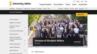 Current Students - University of Idaho