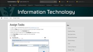 Assign Tasks | box | Services | Vanderbilt IT | Vanderbilt University