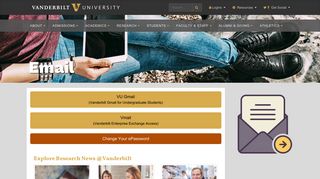 Email | Vanderbilt University | Vanderbilt University