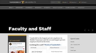 Faculty and Staff | Vanderbilt University | Vanderbilt University