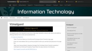 antispam | Messaging | Services | Vanderbilt IT | Vanderbilt University