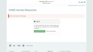 Learning Exchange upgrade complete - Log in | VUMC Human ...