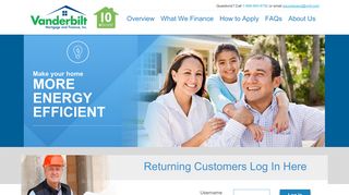 Vanderbilt / TVA eScore Home Improvement Loan Program