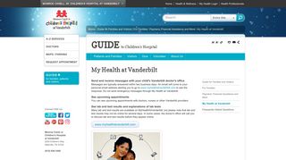 My Health at Vanderbilt | Children's Hospital Vanderbilt