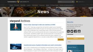 starpanel | Vanderbilt News | Vanderbilt University
