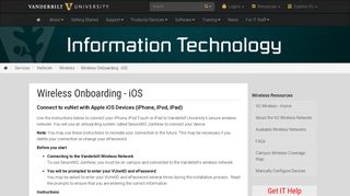Wireless Onboarding - iOS | Wireless | Network | Services | Vanderbilt ...