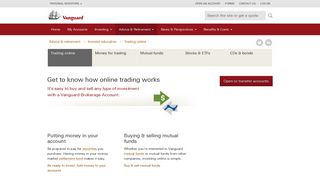 Online trading in a Vanguard Brokerage Account | Vanguard