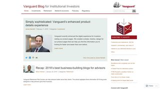 Vanguard Blog for Institutional Investors |